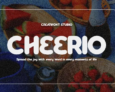 CF Cheerio Demo font