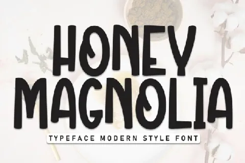 Honey Magnolia Display font