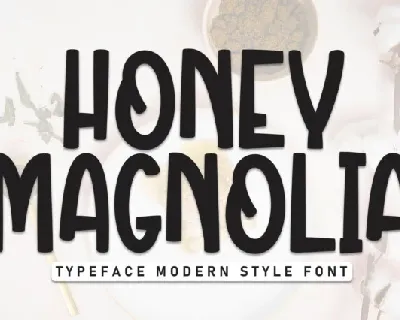 Honey Magnolia Display font