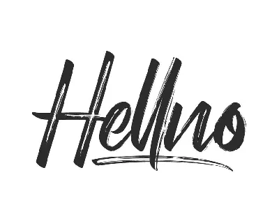 Hellno font