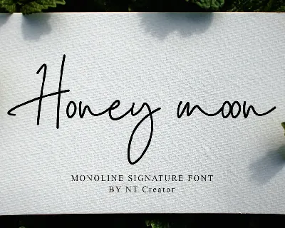 Honey Moon font