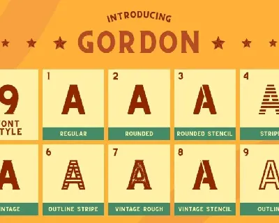 CS Gordon font