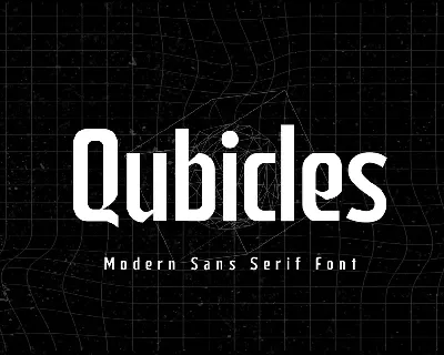 Qubicles font