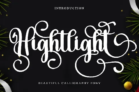 Hightlight Typeface font