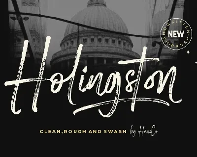 Holingston font