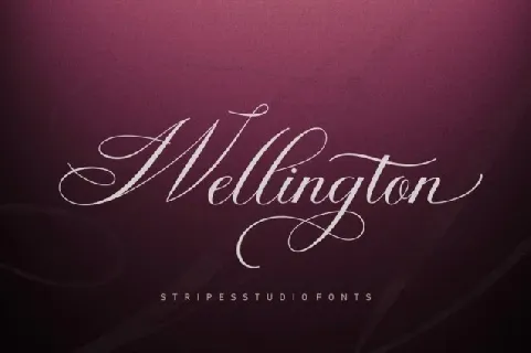 Wellington Script Typeface font