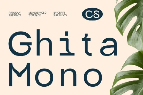 CS Ghita Mono font