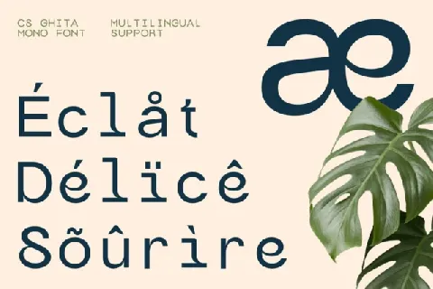 CS Ghita Mono font