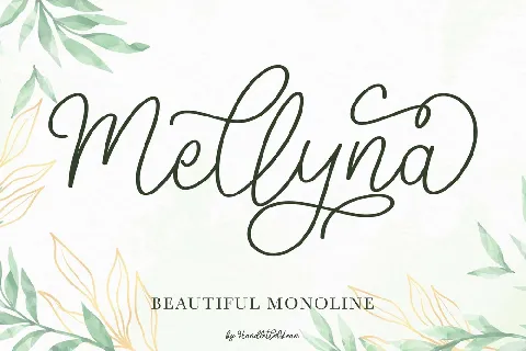 Mellyna font