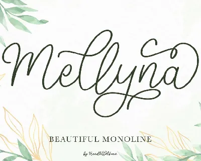 Mellyna font