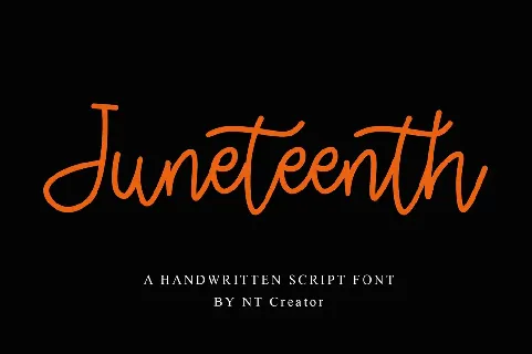 Juneteenth font