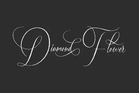 Diamond Flower Demo font