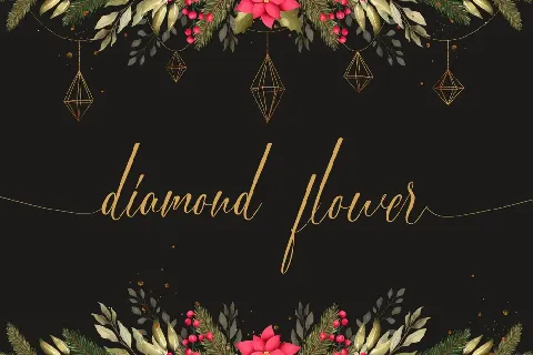 Diamond Flower Demo font