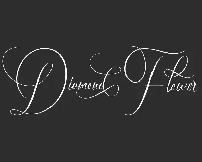 Diamond Flower Demo font