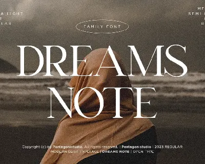 Dreams Note Demo font