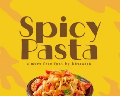 Spicy Pasta font