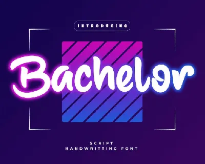 Bachelor font
