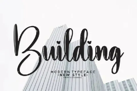 Building Script font