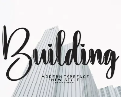 Building Script font