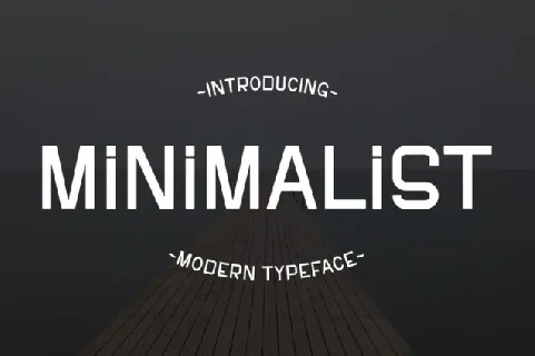 Minimalist Sans Serif font