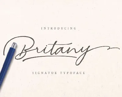 Britany font