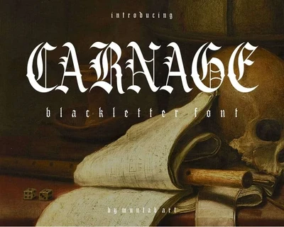 Carnage font