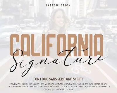 California Signature Duo font