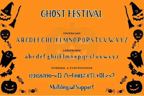 Ghost Festival font