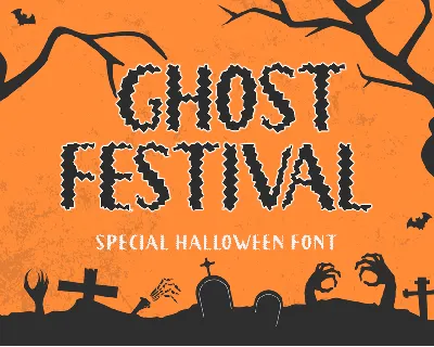 Ghost Festival font