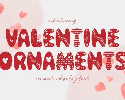 Valentine Ornaments Demo font