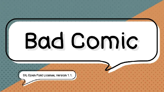 Bad Comic font