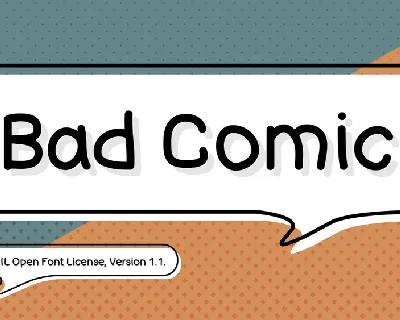 Bad Comic font