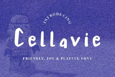 Cellavie Script font