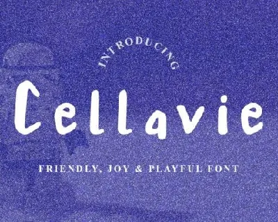 Cellavie Script font