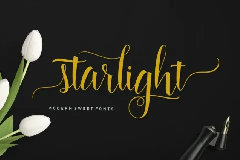 Starlight Calligraphy Typeface font