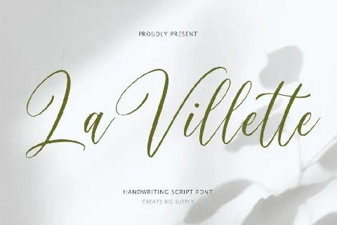 La Villette font