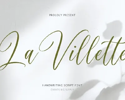 La Villette font