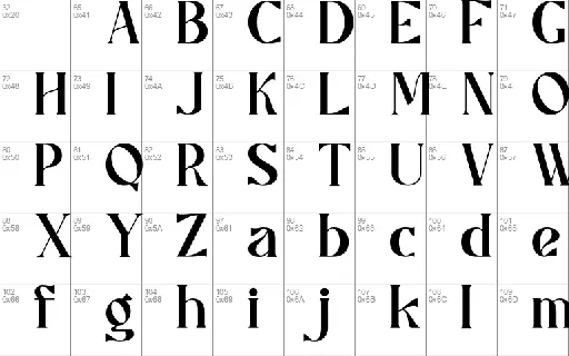 Caustics font