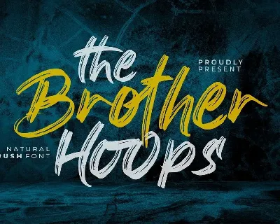 The Brother Hoops font