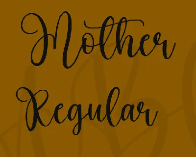 Mother font