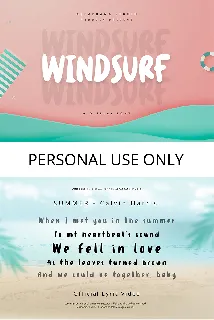 Windsurf font
