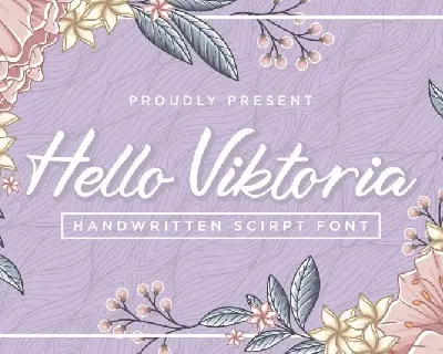 Hello Viktoria Script font