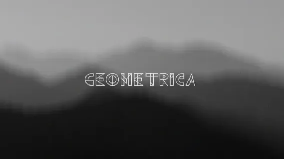 Geometrica Display font