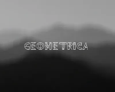 Geometrica Display font