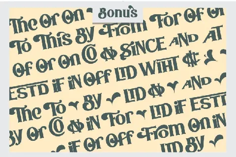 The Bodbug Typeface font