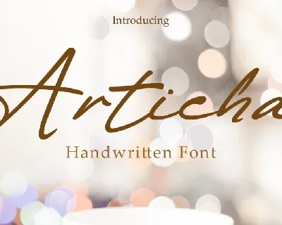 Articha Handwritten font