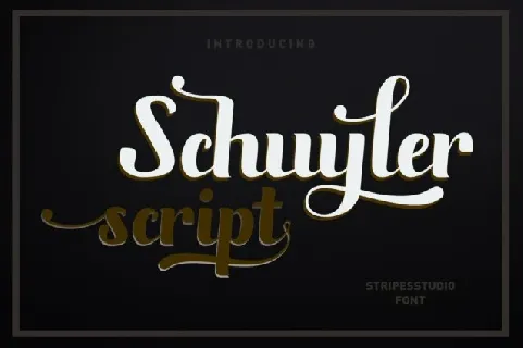 Schuyler Script font