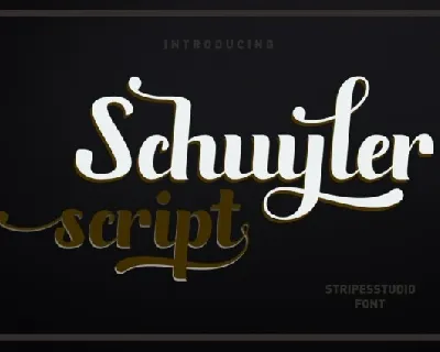 Schuyler Script font