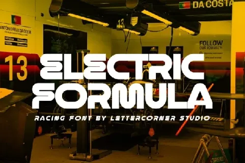 Electric Formula font