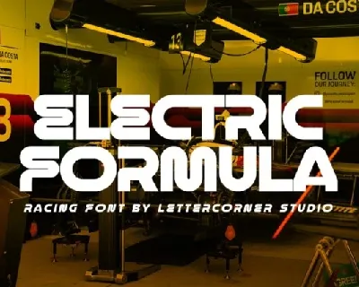 Electric Formula font
